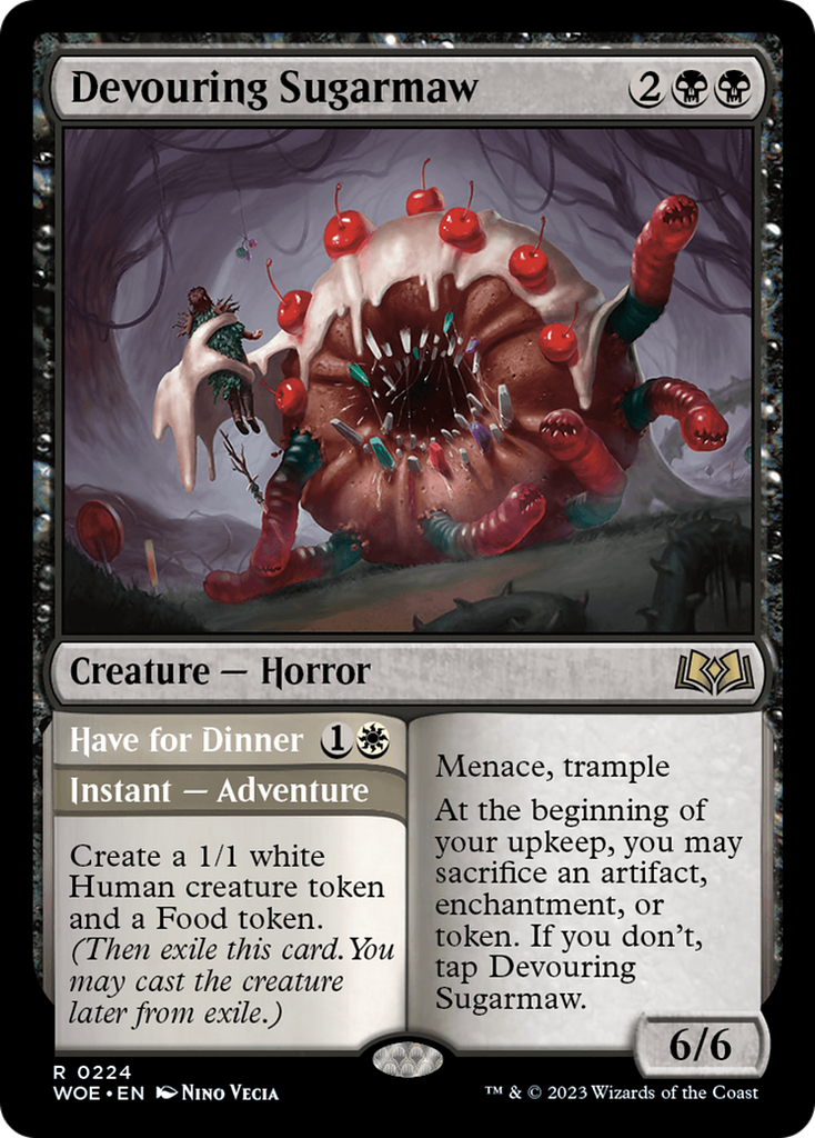 Magic: The Gathering - Devouring Sugarmaw // Have for Dinner - Wilds of Eldraine