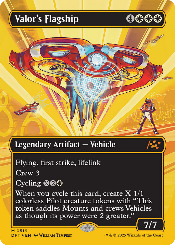 Magic: The Gathering - Valor's Flagship Foil - Aetherdrift