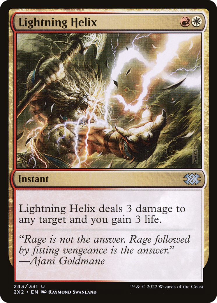 Magic: The Gathering - Lightning Helix Foil - Double Masters 2022
