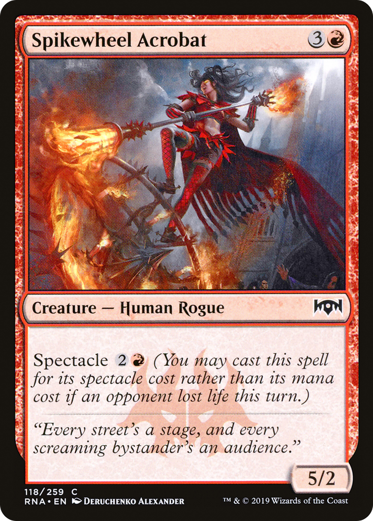 Magic: The Gathering - Spikewheel Acrobat Foil - Ravnica Allegiance