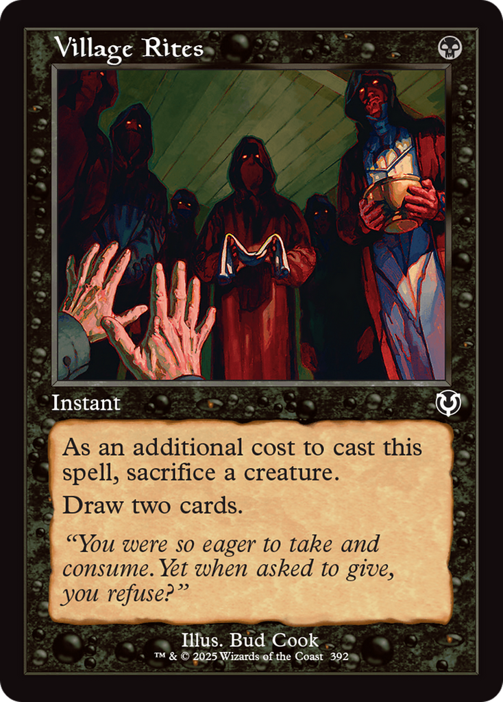 Magic: The Gathering - Village Rites Foil - Innistrad Remastered