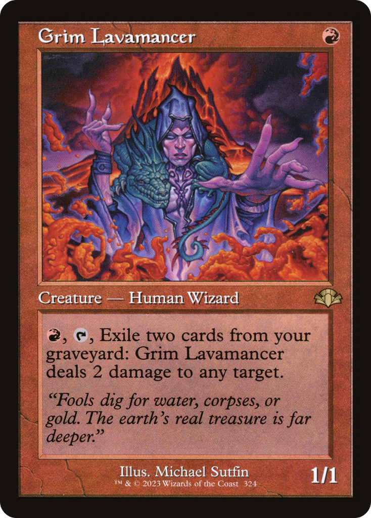 Magic: The Gathering - Grim Lavamancer - Dominaria Remastered