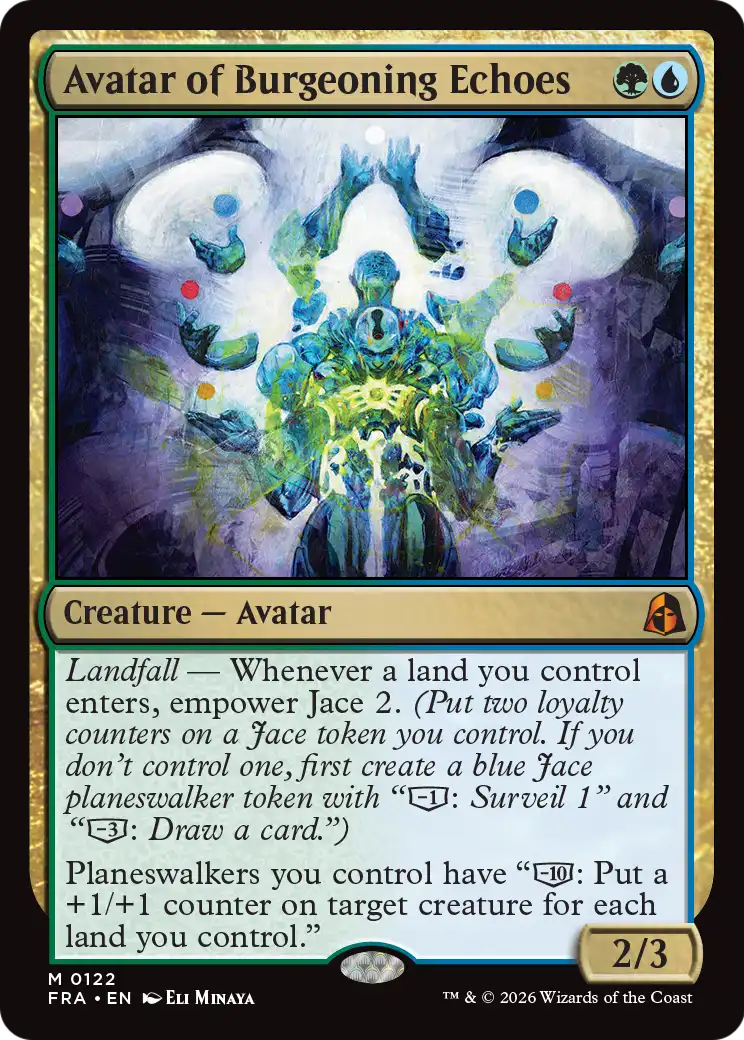Magic: The Gathering - Avatar of Burgeoning Echoes Foil - Reality Fracture