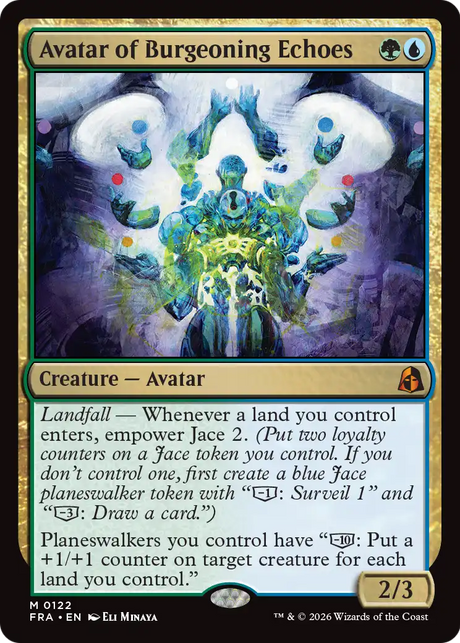 Magic: The Gathering - Avatar of Burgeoning Echoes Foil - Reality Fracture