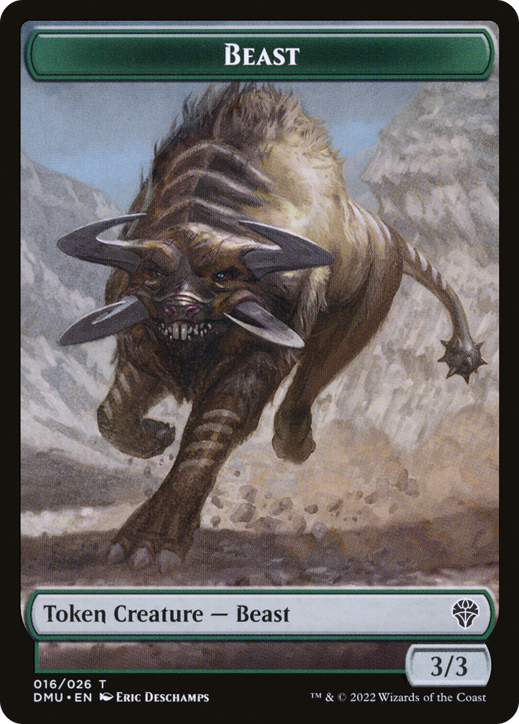 Magic: The Gathering - Beast Token - Dominaria United Tokens