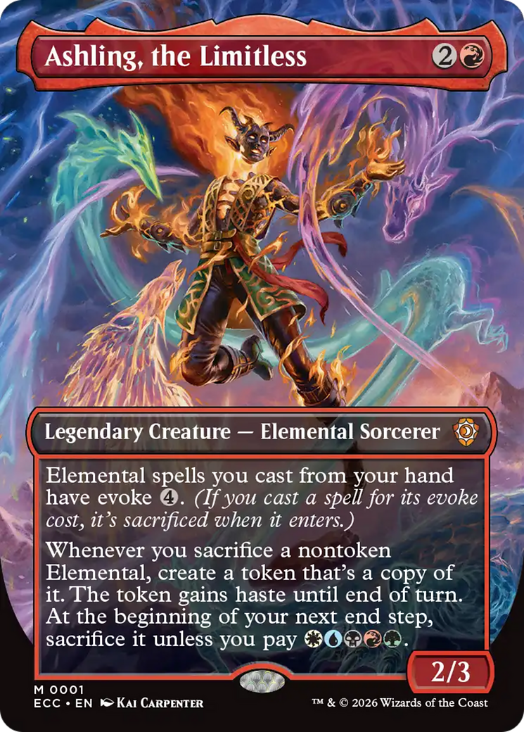 Magic: The Gathering - Ashling, the Limitless - Lorwyn Eclipsed Commander