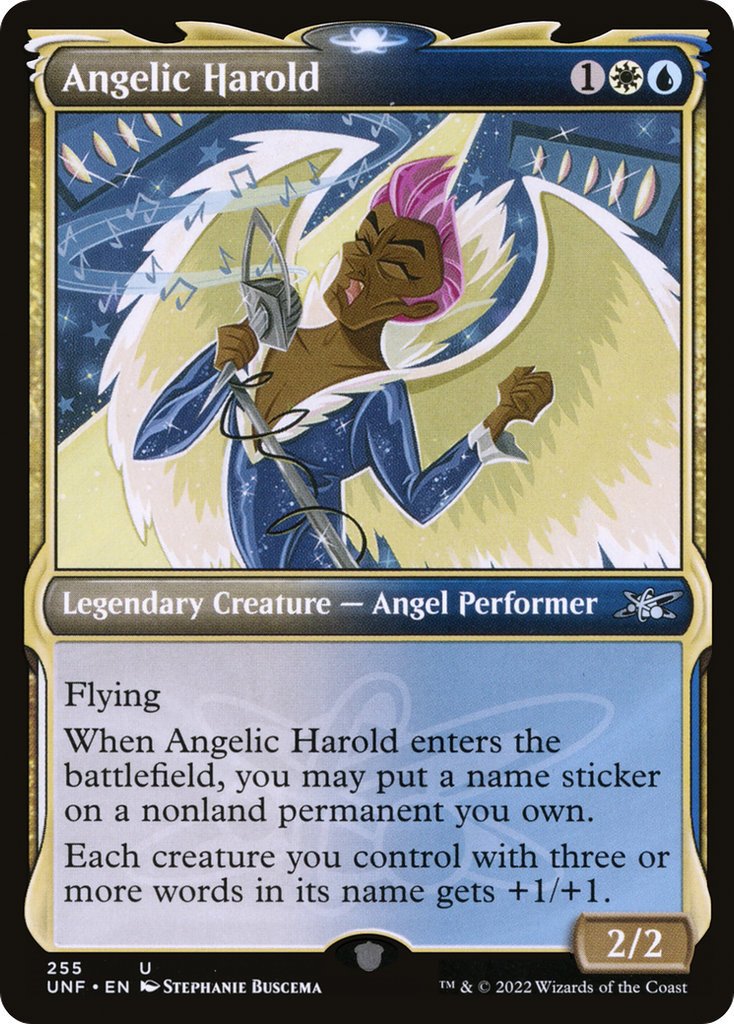 Magic: The Gathering - Angelic Harold Foil - Unfinity