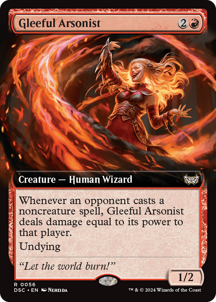 Magic: The Gathering - Gleeful Arsonist - Duskmourn: House of Horror Commander