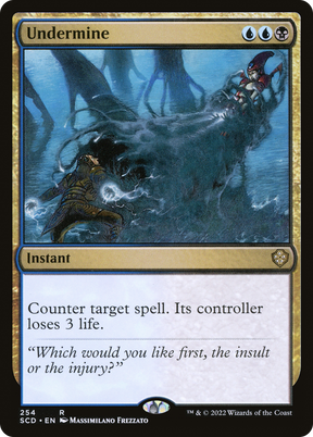 Magic: The Gathering - Undermine - Starter Commander Decks