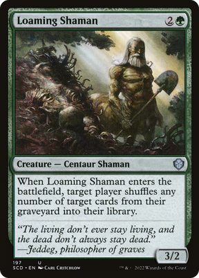 Magic: The Gathering - Loaming Shaman - Starter Commander Decks