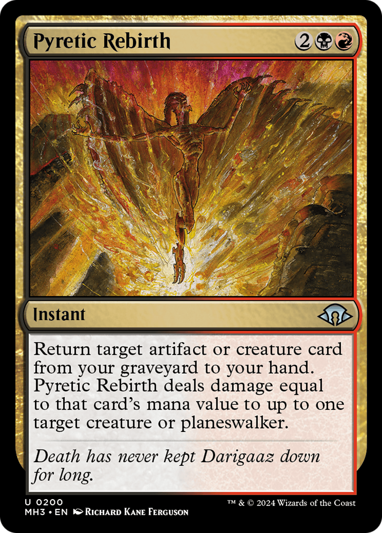 Magic: The Gathering - Pyretic Rebirth Foil - Modern Horizons 3