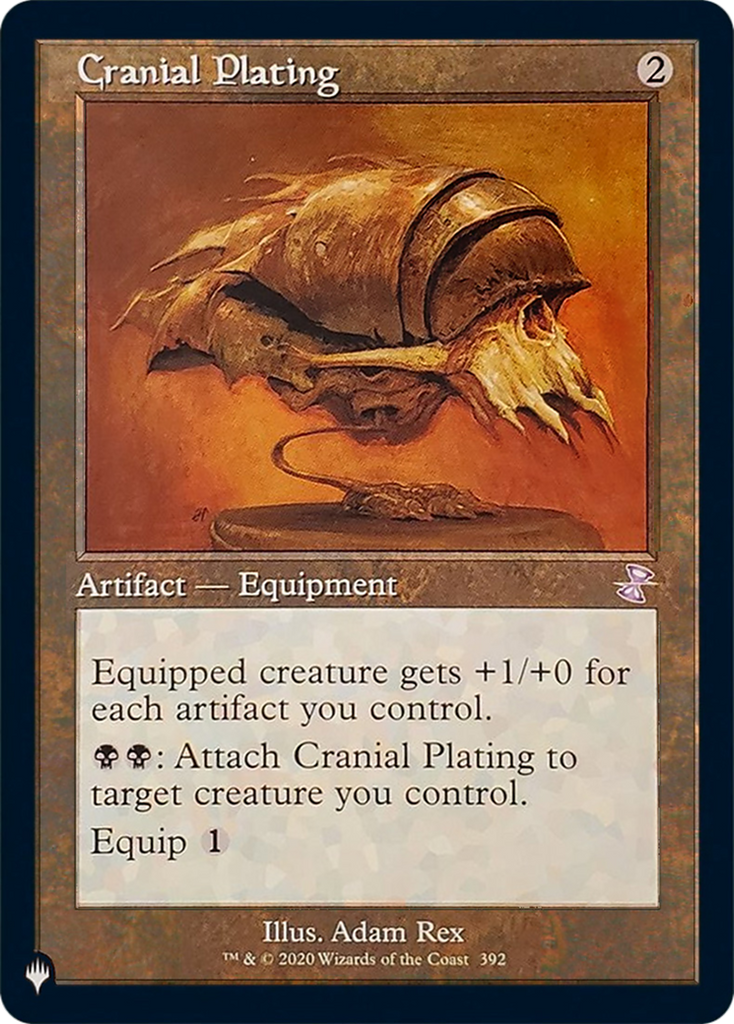 Magic: The Gathering - Cranial Plating - The List