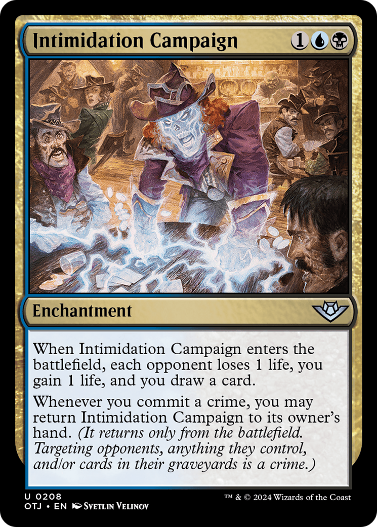 Magic: The Gathering - Intimidation Campaign Foil - Outlaws of Thunder Junction