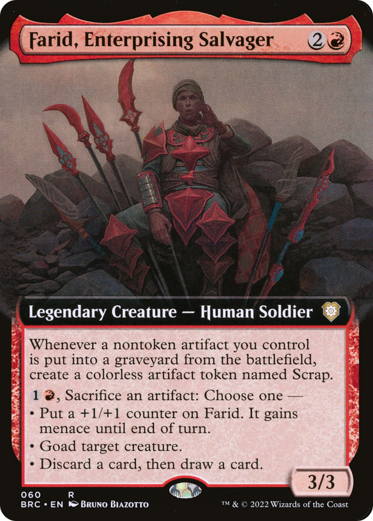 Magic: The Gathering - Farid, Enterprising Salvager Foil - The Brothers' War Commander