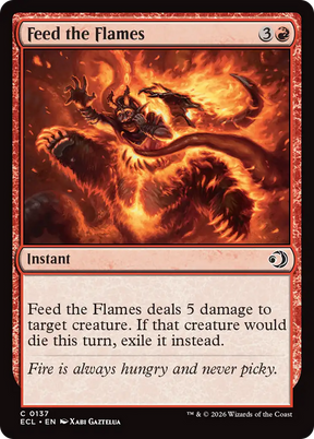 Magic: The Gathering - Feed the Flames Foil - Lorwyn Eclipsed