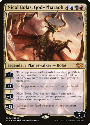 Magic: The Gathering - Nicol Bolas, God-Pharaoh Foil - Double Masters 2022