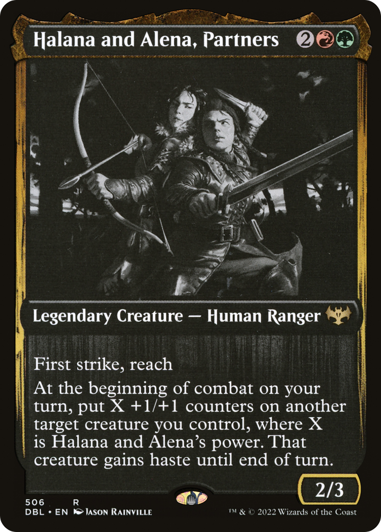 Magic: The Gathering - Halana and Alena, Partners Foil - Innistrad: Double Feature