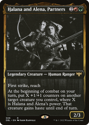 Magic: The Gathering - Halana and Alena, Partners Foil - Innistrad: Double Feature