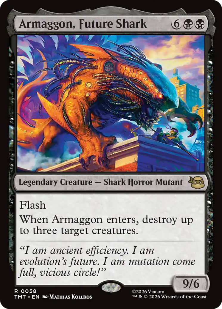 Magic: The Gathering - Armaggon, Future Shark Foil - Teenage Mutant Ninja Turtles