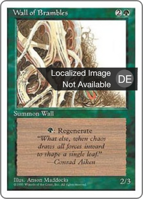 Magic: The Gathering - Dornenmauer - Fourth Edition