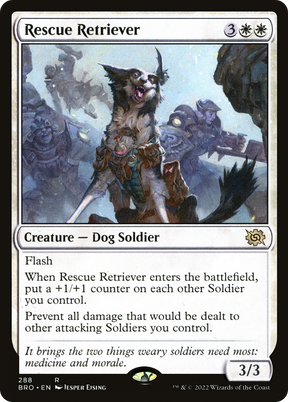Magic: The Gathering - Rescue Retriever Foil - The Brothers' War