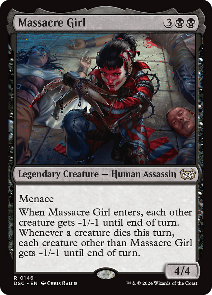 Magic: The Gathering - Massacre Girl - Duskmourn: House of Horror Commander