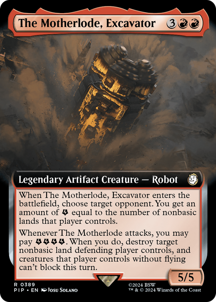 Magic: The Gathering - The Motherlode, Excavator Foil - Fallout