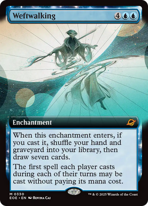 Magic: The Gathering - Weftwalking Foil - Edge of Eternities