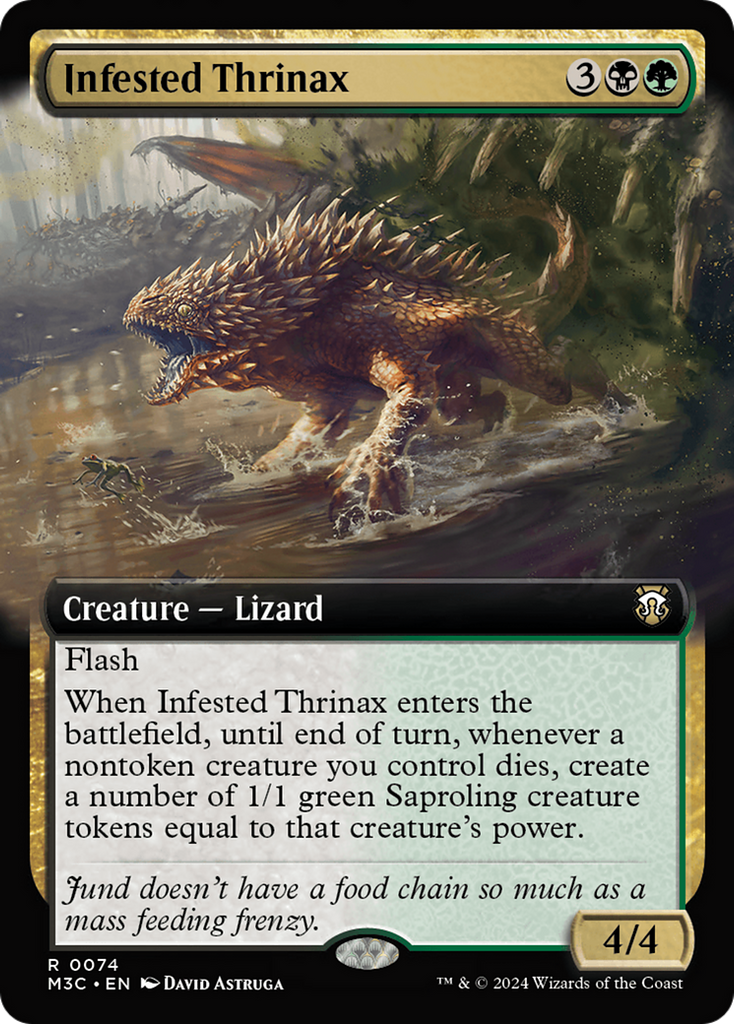 Magic: The Gathering - Infested Thrinax - Modern Horizons 3 Commander