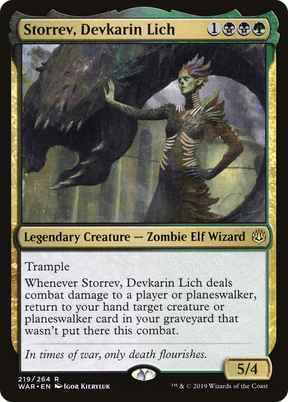 Magic: The Gathering - Storrev, Devkarin Lich Foil - War of the Spark