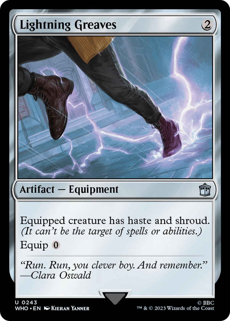 Magic: The Gathering - Lightning Greaves Foil - Doctor Who