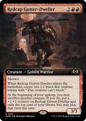 Magic: The Gathering - Redcap Gutter-Dweller - Wilds of Eldraine