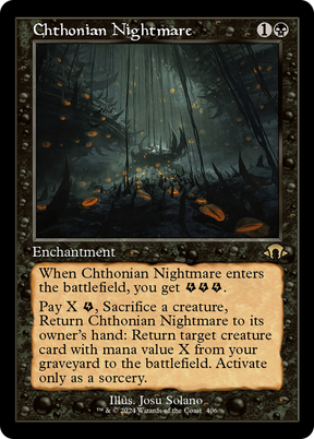 Magic: The Gathering - Chthonian Nightmare Foil - Modern Horizons 3