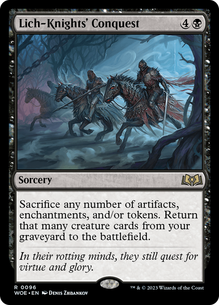 Magic: The Gathering - Lich-Knights' Conquest Foil - Wilds of Eldraine