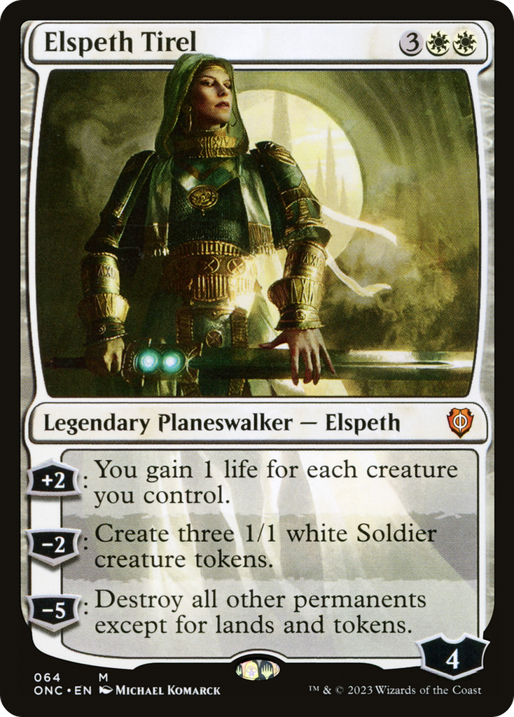 Magic: The Gathering - Elspeth Tirel - Phyrexia: All Will Be One Commander