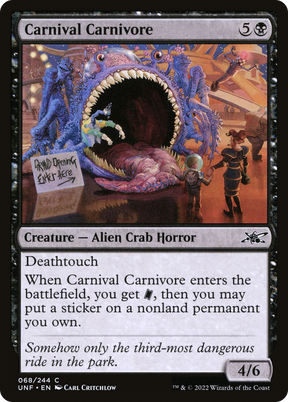 Magic: The Gathering - Carnival Carnivore - Unfinity