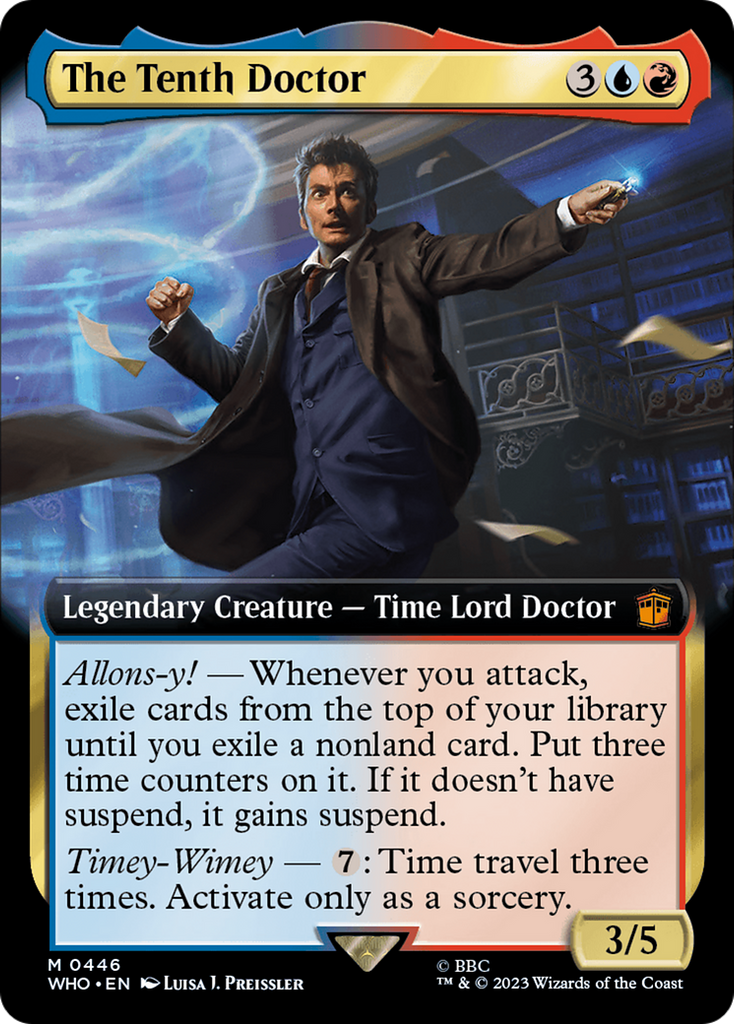 Magic: The Gathering - The Tenth Doctor Foil - Doctor Who