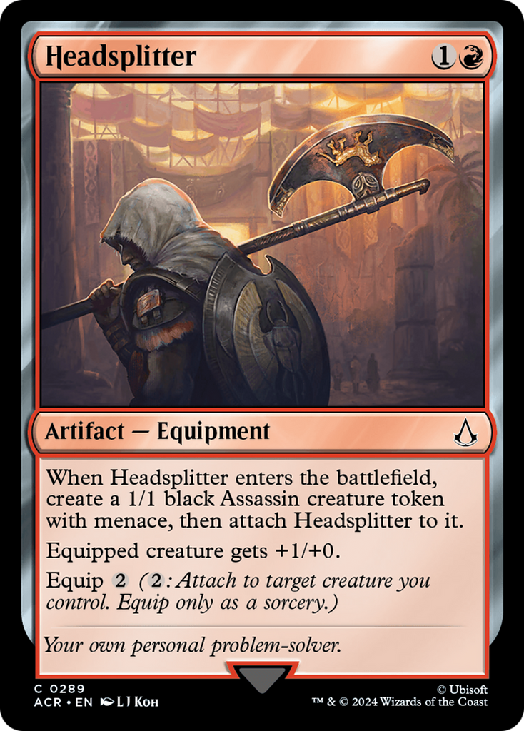 Magic: The Gathering - Headsplitter - Assassin's Creed