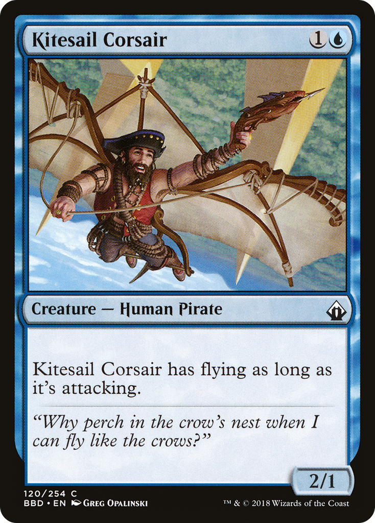 Magic: The Gathering - Kitesail Corsair Foil - Battlebond