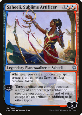 Magic: The Gathering - Saheeli, Sublime Artificer Foil - War of the Spark