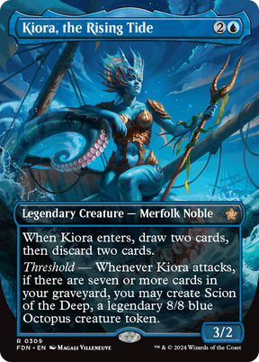 Magic: The Gathering - Kiora, the Rising Tide Foil - Foundations