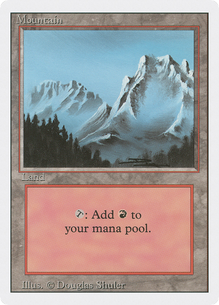 Magic: The Gathering - Mountain - Revised Edition