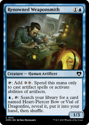 Magic: The Gathering - Renowned Weaponsmith Foil - Commander Masters