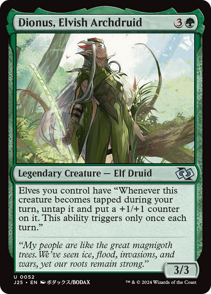 Magic: The Gathering - Dionus, Elvish Archdruid - Foundations Jumpstart