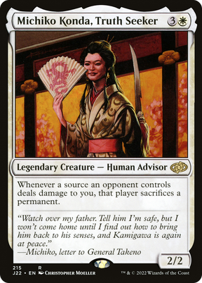 Magic: The Gathering - Michiko Konda, Truth Seeker - Jumpstart 2022