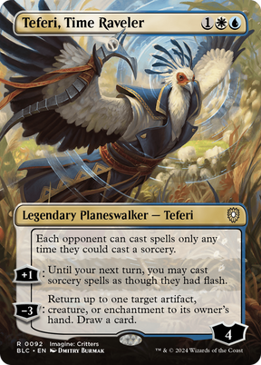 Magic: The Gathering - Teferi, Time Raveler - Bloomburrow Commander