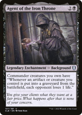 Magic: The Gathering - Agent of the Iron Throne - Commander Legends: Battle for Baldur's Gate