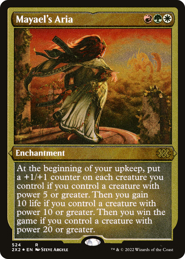 Magic: The Gathering - Mayael's Aria Foil - Double Masters 2022