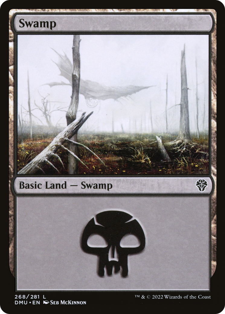 Magic the Gathering - Swamp #268 Foil - Dominaria United