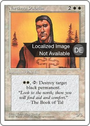 Magic: The Gathering - Nordischer Paladin - Fourth Edition